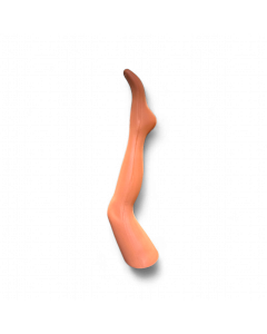 Barnestrømpeben. Nude- Orange plast. 