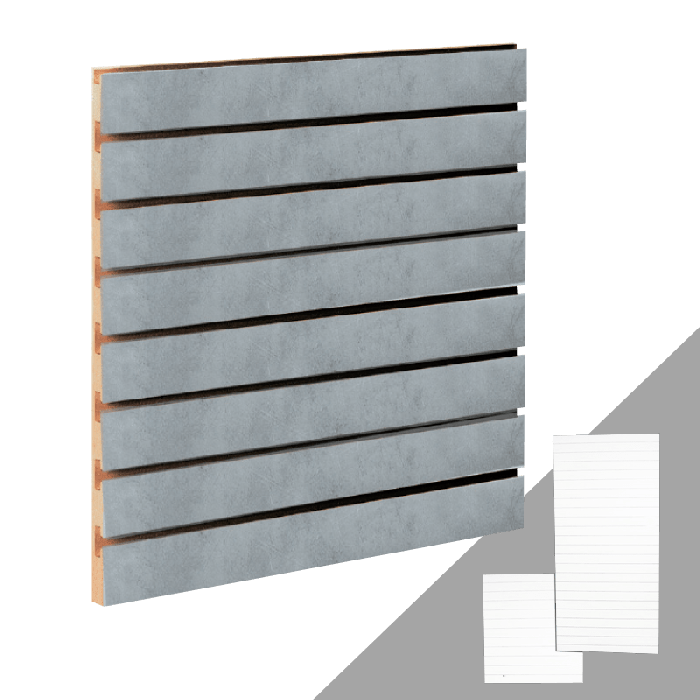 Rillepanel - Beton u/ lister