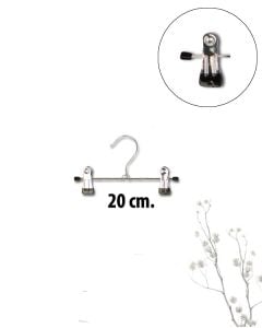 Metall klypehenger (B 20 cm.) - 100 stk.