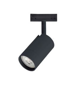 Tube spot, 1F, m/ indbygget LED-pære, W, K, cm, Ø, sort,