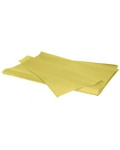 Silkepapir, gul, pk. med 240 ark, 50 x 75 cm- 17 gram