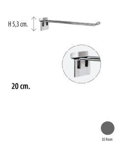 varekrok, dobbelt 20 cm. t/ rillepanel